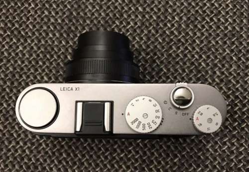 Leica X1 Steel Gray Digital Camera 12.2mp + Original Leather Case